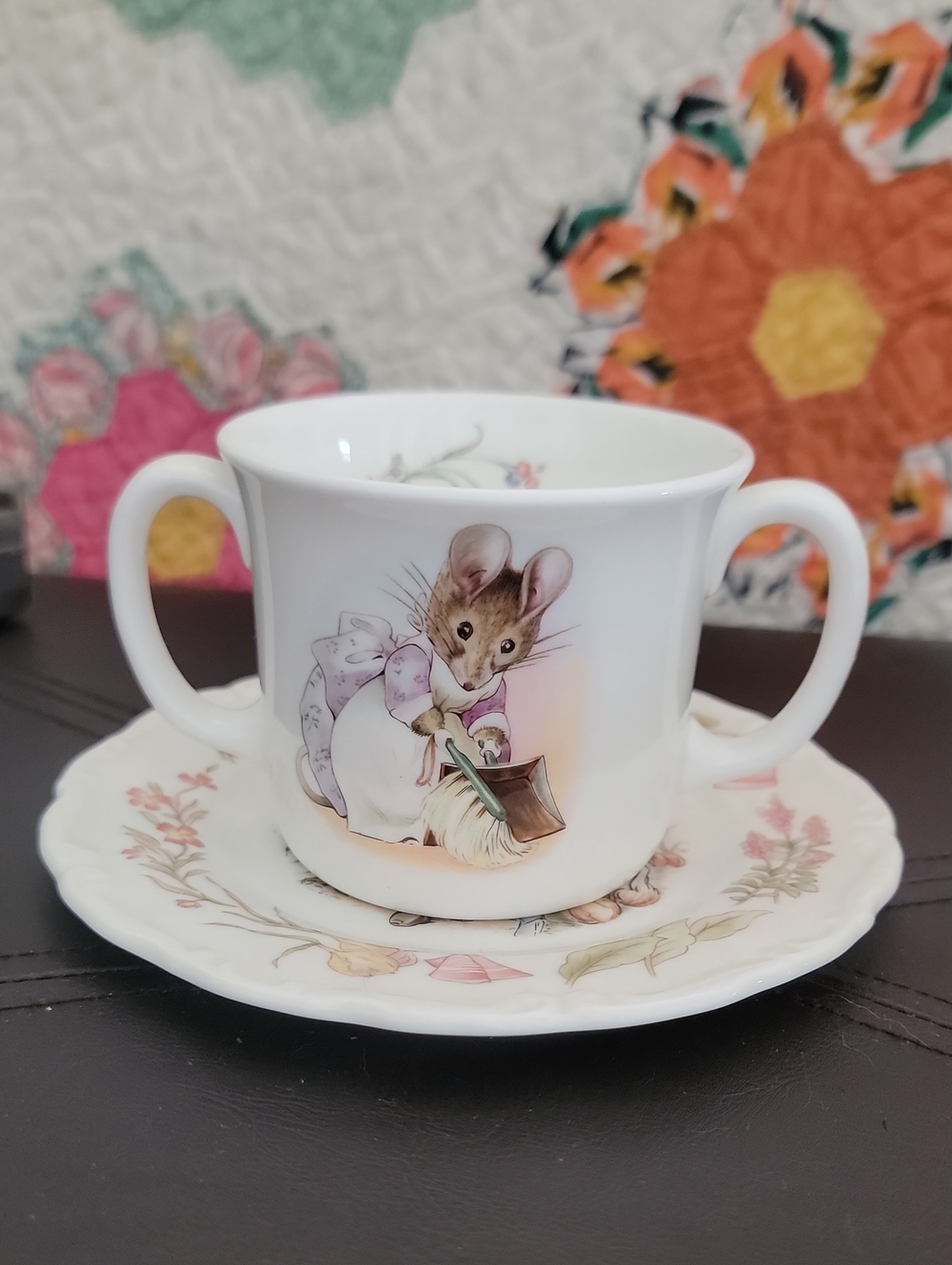Royal Albert Teatime Collection Plate Cup Benjamin Bunny Vintage Child Mouse